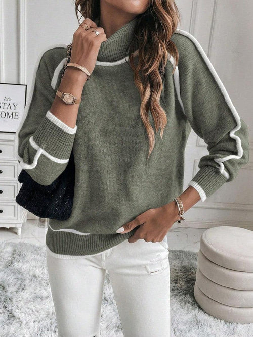 Ivanie™ - Chic Turtleneck Pullover