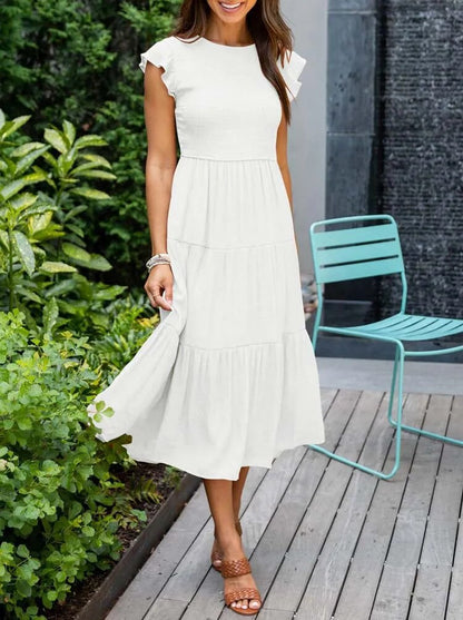 MEGHAN™ - Elegant Dress with Tummy Coverage