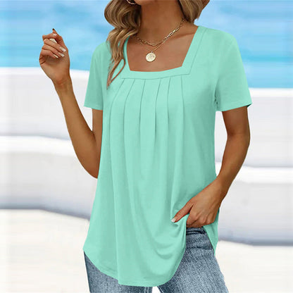 Mindy™ - Elegant Pleated Blouse