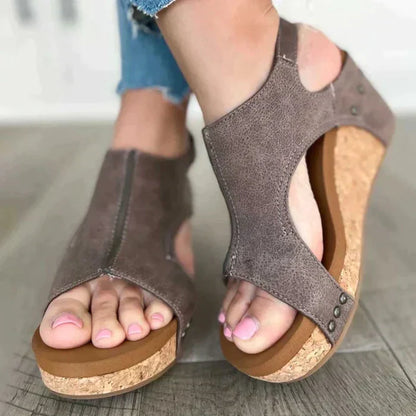 Madeline - Stylish Wedge Sandals