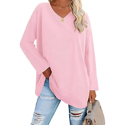 Alicia™ - Relaxed V-Neck Sweater