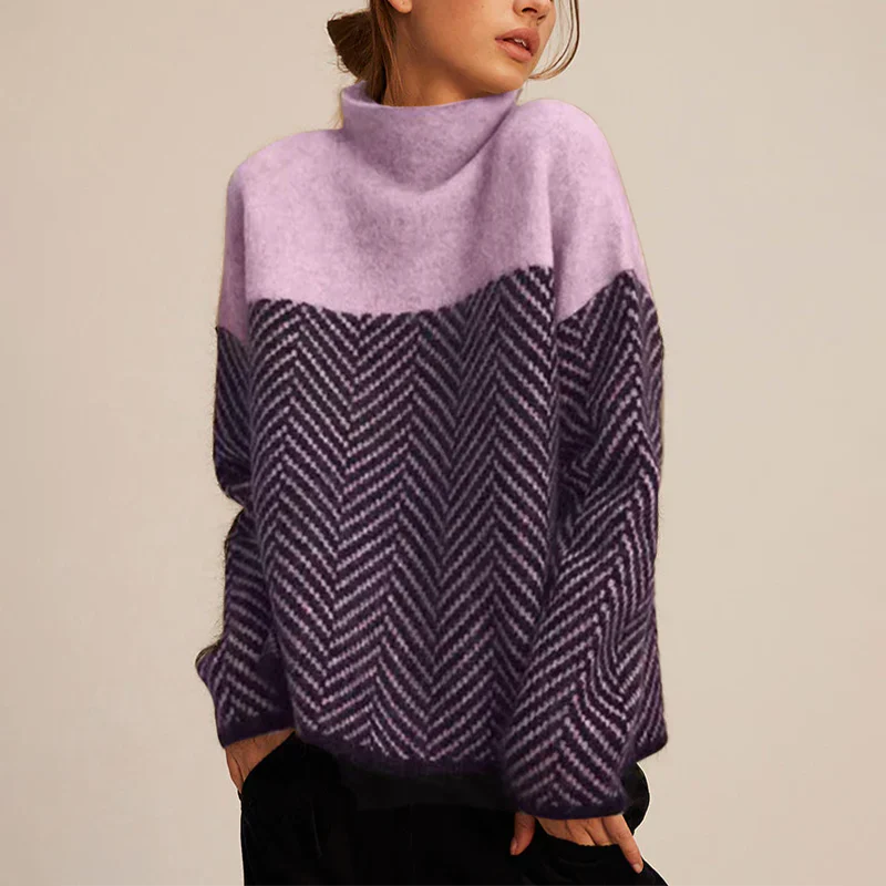 Zaria™ - Luxe Chevron Sweater