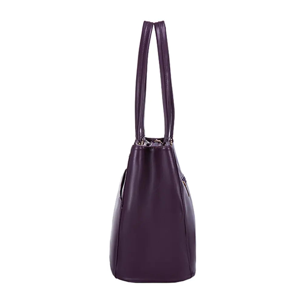 Elegant Purple Laptop Tote