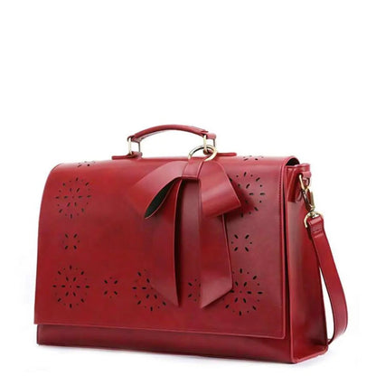 Grace’s Elegant Bow-Tie Satchel