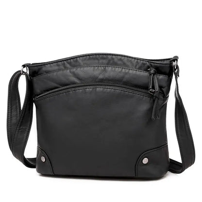 Grace’s Retro Charm | Soft Leather Anti-Theft Messenger Bag