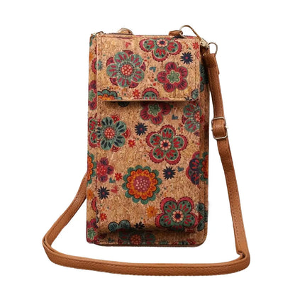 Lila Boho Floral Crossbody Wallet