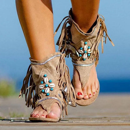 Farrah™ - Fringe Boho Sandals