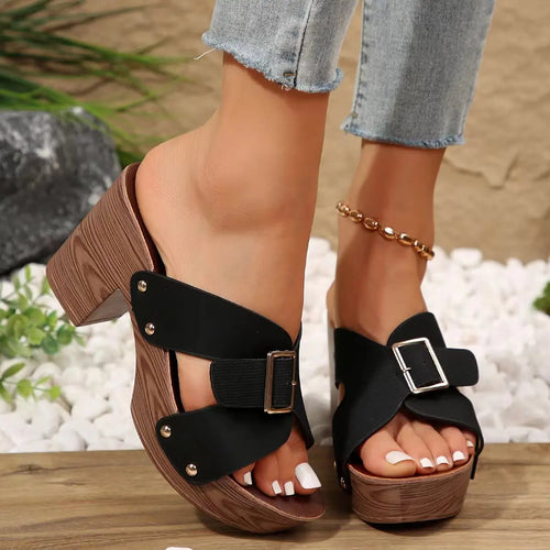 Mera - Elegant Buckled Sandals