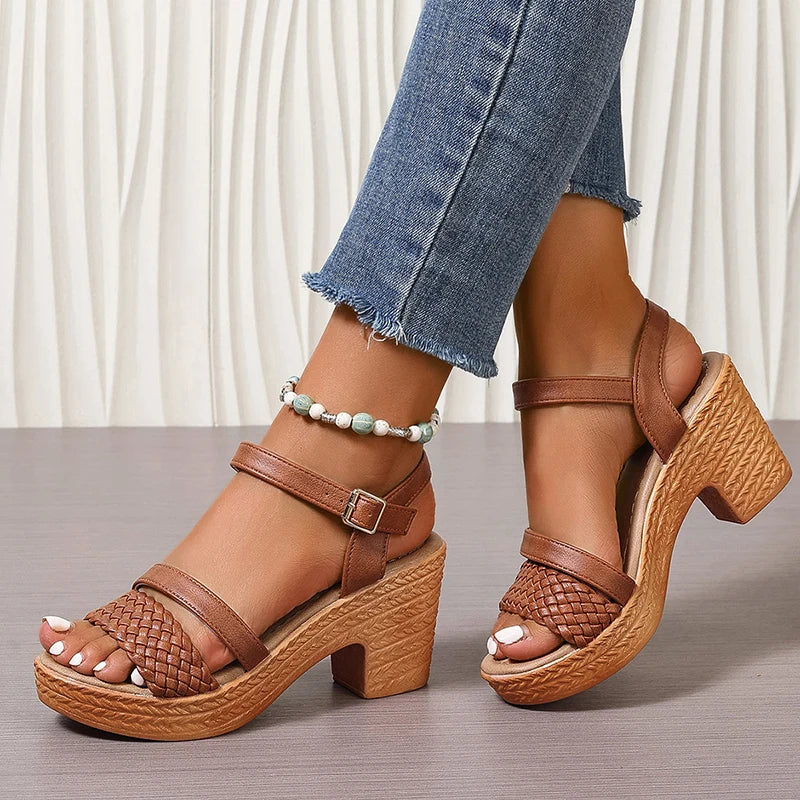 Shira™ - Woven Platform Sandals