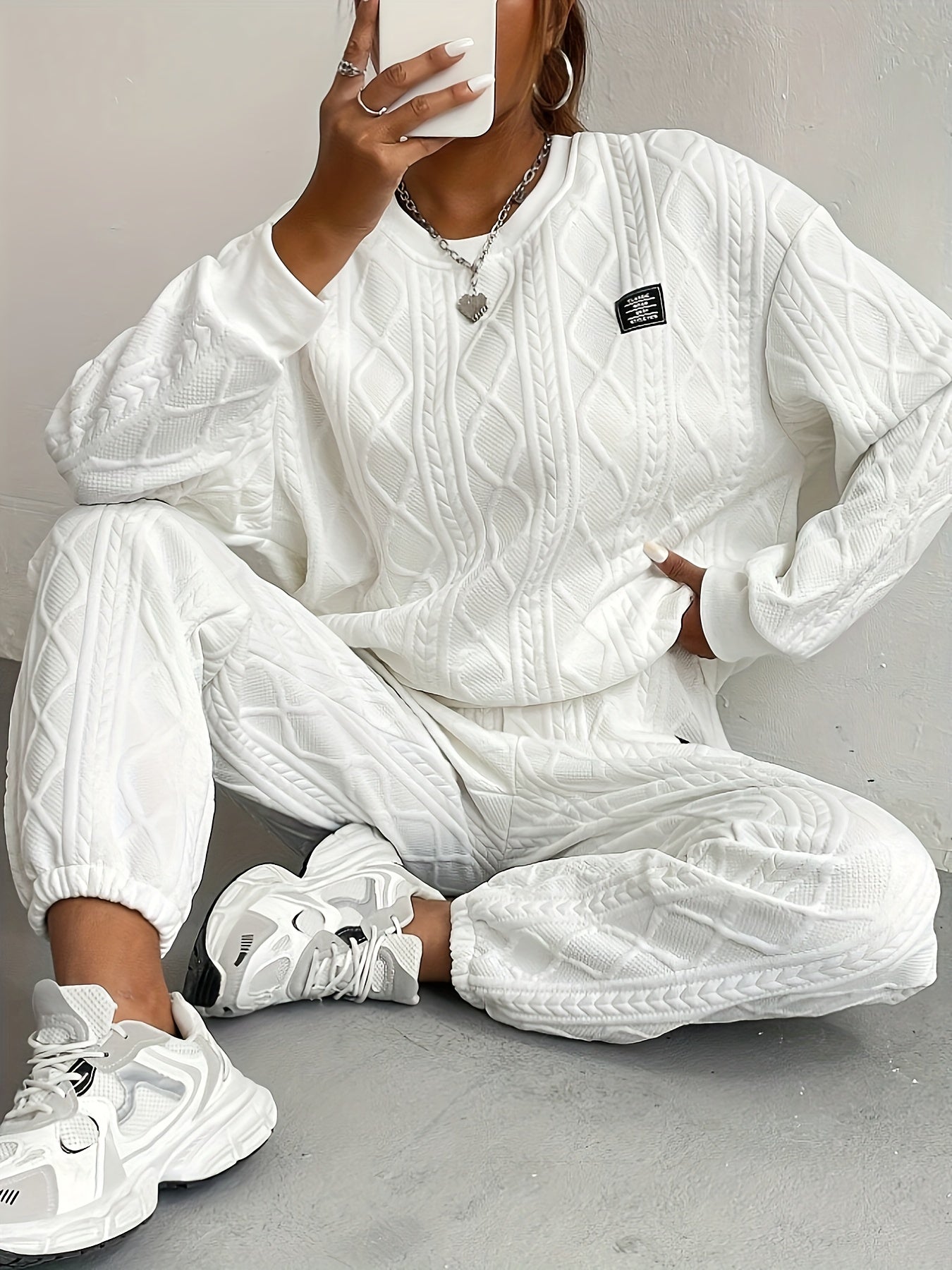 Quera™ - Cable Knit Lounge Set