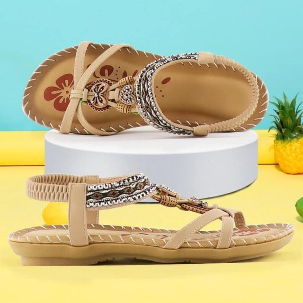 Havana - Sandals with Elastic Band & Soft Platform