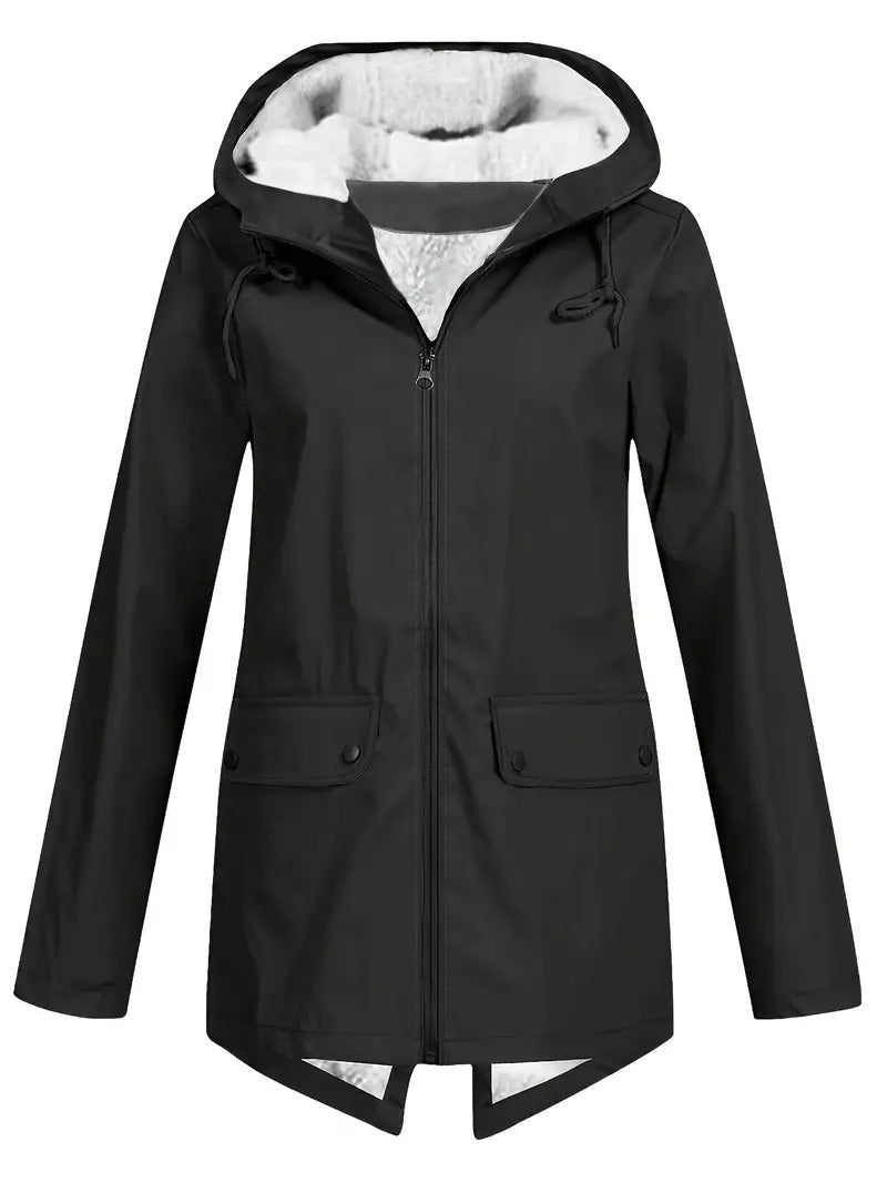 Claira™ - Hooded Zipper Jacket