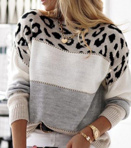 Kaity™ - Stylish Leopard Sweater