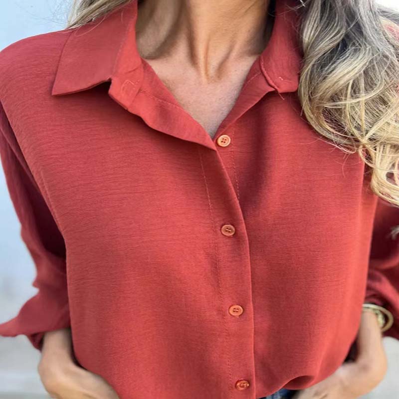 Elysa™ - Elegant Button-Up Blouse